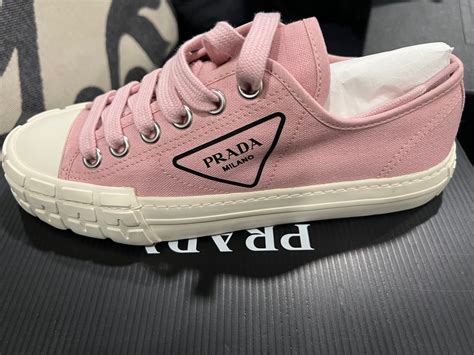 prada trainers pink|dark pink prada sneakers.